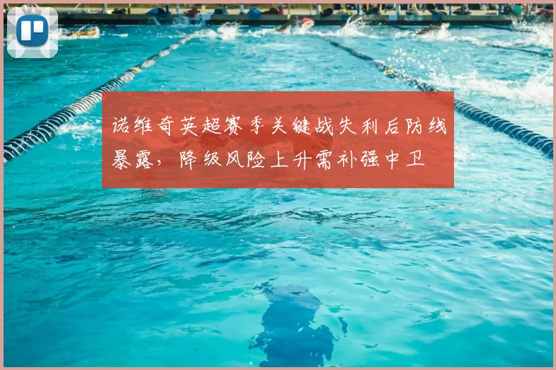 诺维奇英超赛季关键战失利后防线暴露，降级风险上升需补强中卫