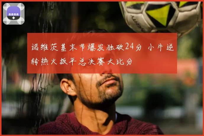 诺维茨基末节爆发独砍24分 小牛逆转热火扳平总决赛大比分